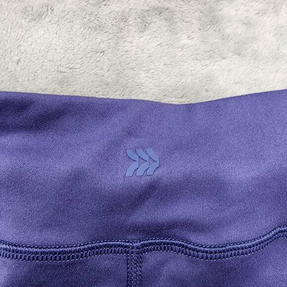 All In Motion Leggings Womens XL Purple High Rise Crop Capri Workout Gym Yoga - Picture 3 of 10